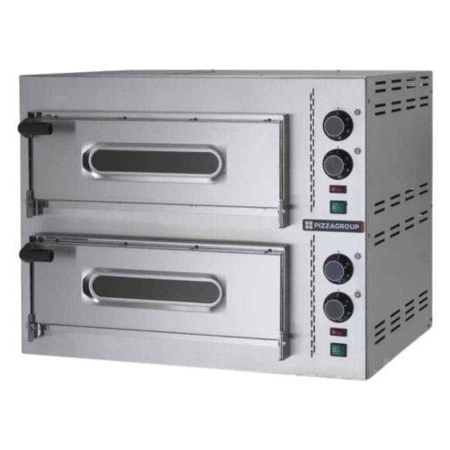 Pizzagroup pizzakemence, statikus, kétkamrás, 2x45 cm