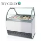 Tefcold Fagylaltpult, 12 tégelyes, ventillációs, led belső világítással