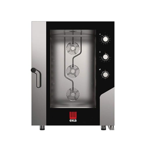 Tecnoeka kombi sütő gőzpároló, elektromos, gasztronómiai, 10 tálcás, mechanikus