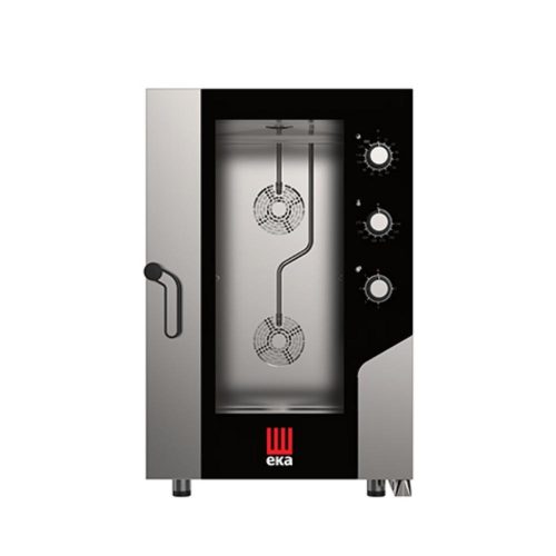 Tecnoeka kombi sütő gőzpároló, elektromos, gasztronómiai, 11 tálcás, mechanikus
