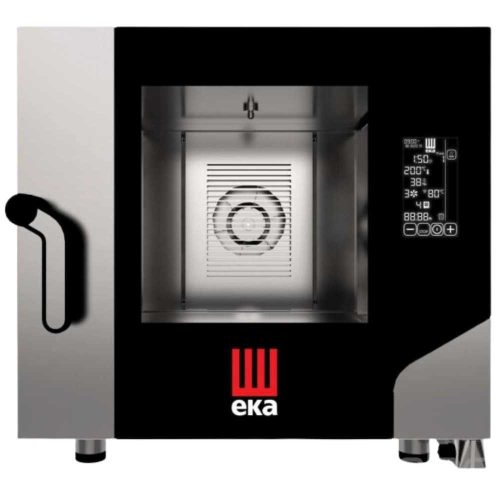 Tecnoeka kombi sütő gőzpároló, elektromos, gasztronómiai, 5 tálcás, érintőképernyős