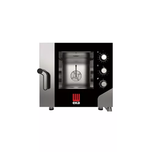 Tecnoeka kombi sütő gőzpároló, elektromos, gasztronómiai, 5 tálcás, mechanikus