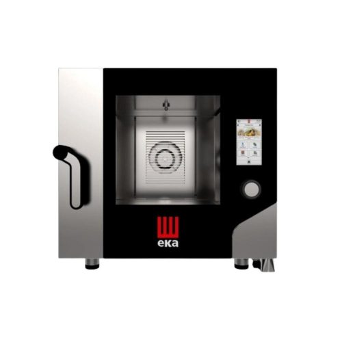 Tecnoeka kombi sütő gőzpároló, elektromos, gasztronómiai, 5 tálcás, érintőpaneles