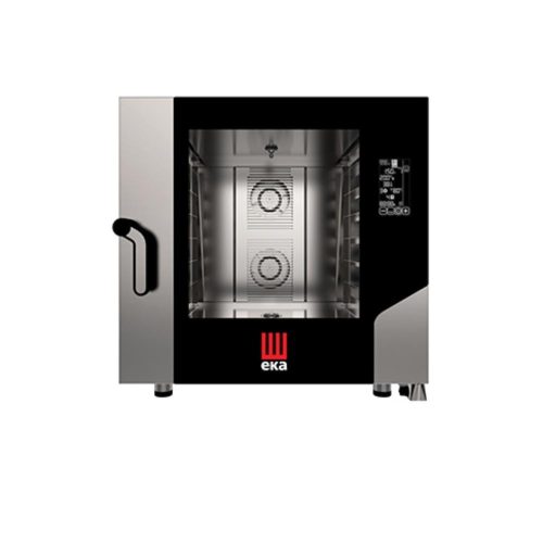 Tecnoeka kombi sütő gőzpároló, elektromos, érintőképernyős, 6 tálcás