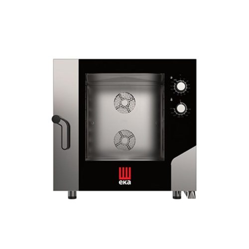 Tecnoeka ipari sütő, elektromos, cukrászati, 6 tálcás, mechanikus