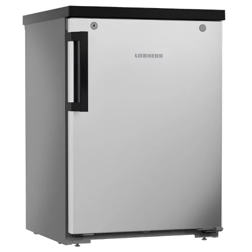 Liebherr hűtőszekrény, szürke, pult alá helyezhető, 124 literes, légkeveréses, 0,46 kW