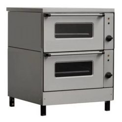 EMAX Statikus sütő, elektromos, 2 aknás, GN2/1, 9 kW