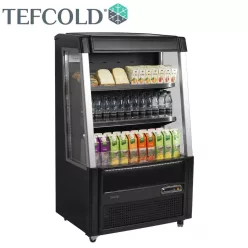   Tefcold kínáló hűtővitrin, 289 literes, nyitott front, ventilációs