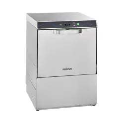   Aristarco tányér és pohármosogató gép, fronttöltéses, 6,55 kW, PRS, 45x45 cm-es kosárral, leeresztő szivattyúval