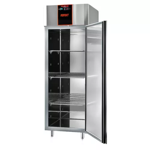 Tecnodom mélyhűtőszekrény, 700 literes, rozsdamentes, ventillációs, GN2/1 - P-AFD07BT-D-PK