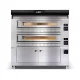 Moretti Forni serieP AMALFI pizzakemence, kétkamrás, elektromos, kelesztőszekrénnyel, elszívóernyővel, 24 db 30 cm átmérőjű pizzához