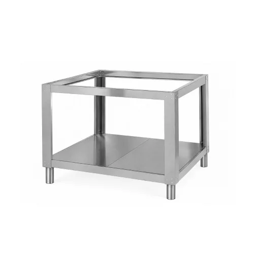 S4+4 Pizzagroup rozsdamentes állvány Flame 4 pizzakemencékhez, alsó polccal