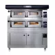 Moretti Forni serieP pizzakemence, kétkamrás, elektromos, kelesztőszekrénnyel, elszívóernyővel, 22 db 30 cm átmérőjű pizzához