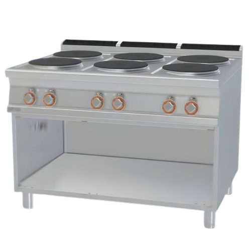 Lotus tűzhely, elektromos, 6 körlap, nyitott tárolóval