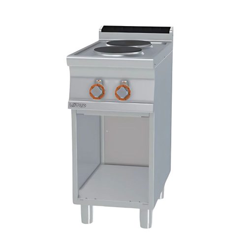 Lotus tűzhely, elektromos, 2 körlap, nyitott tárolóval
