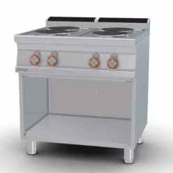 Lotus tűzhely, elektromos, 4 körlap, nyitott tárolóval