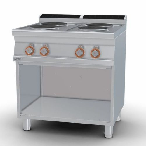 Lotus tűzhely, elektromos, 4 körlap, nyitott tárolóval