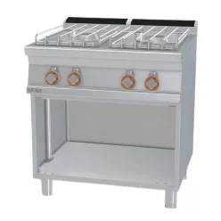   Lotus tűzhely, gázüzemű, 4 égőfejjel, nyitott tárolóval, 22 kw