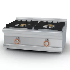 Lotus tűzhely, asztali, gázüzemű, 2 égőfejjel, 17 kw