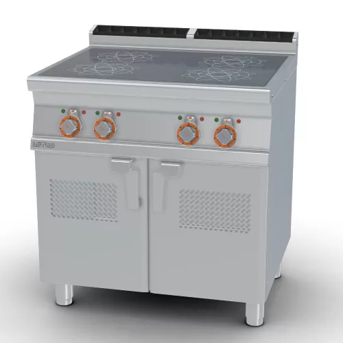 Lotus indukciós tűzhely, 700-as, 4 zónás, tárolóval