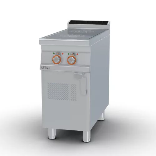 Lotus indukciós tűzhely, 900-as, 2 zónás, tárolóval, 10 kw