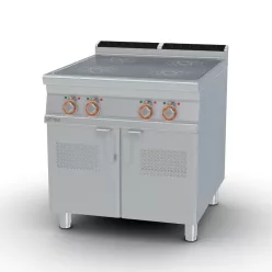   Lotus indukciós tűzhely, 900-as, 4 zónás, tárolóval, 20 kw