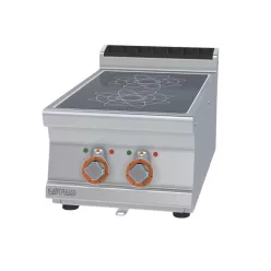 Lotus indukciós tűzhely, 700-as, asztali, 2 zóna, 10 kw