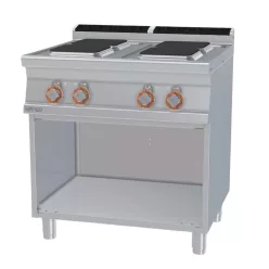   Lotus tűzhely, elektromos, 4 szögletes zóna, nyitott tárolóval