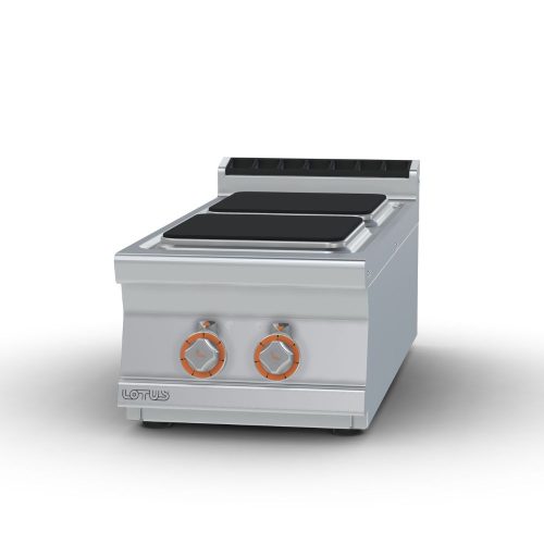 Lotus tűzhely, asztali, elektromos, 2 szögletes zóna, 8 kw