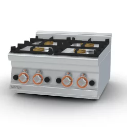 Lotus tűzhely, asztali, gázüzemű, 4 égőfejjel, 18 kw