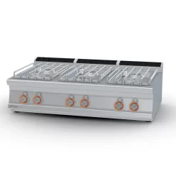 Lotus tűzhely, asztali, gázüzemű, 6 égőfejjel, 35 kw