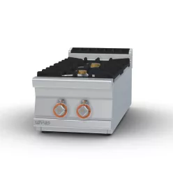 Lotus tűzhely, asztali, gázüzemű, 2 égőfejjel, 11 kw