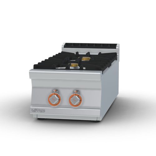 Lotus tűzhely, asztali, gázüzemű, 2 égőfejjel, 11 kw