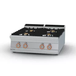 Lotus tűzhely, asztali, gázüzemű, 4 égőfejjel, 28 kw