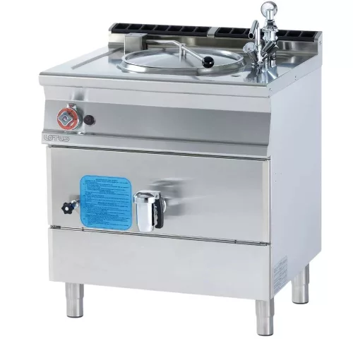 Lotus főzőüst, gázüzemű, 50 literes, direkt, manuális vízfeltöltés