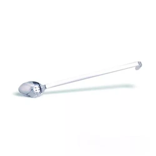 Tálalókanál, rozsdamentes, perforált, 37 cm