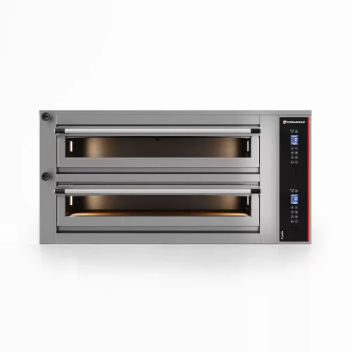 Pizzagroup pizzakemence, pyralis digitális vezérlés, activestone fűtés, 2x6 db 30/34 cm átmérőjű pizza