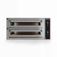 Pizzagroup pizzakemence, pyralis digitális vezérlés, activestone fűtés, 2x6 db 30/34 cm átmérőjű pizza