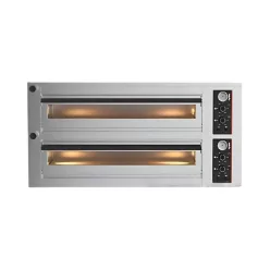   Pizzagroup pizzakemence, pyralis mechanikus vezérlés, activestone fűtés, 2x6 db 30/34 cm átmérőjű pizza