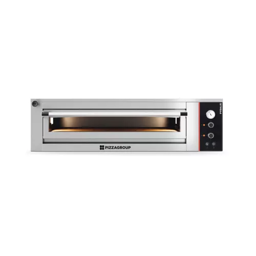 Pizzagroup pizzakemence, pyralis mechanikus vezérlés, activestone fűtés, 6 db 30/34 cm átmérőjű pizza