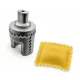 Sirman ravioli formabetét, nagy téglalap alakú, recézett, 70×50 mm