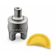 Sirman ravioli formabetét, kis félhold alakú, recézett, 50×31 mm