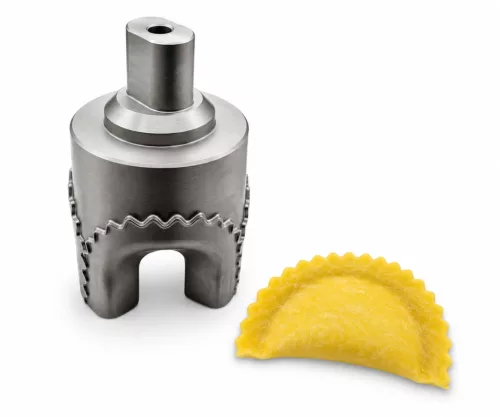 Sirman ravioli formabetét, nagy félhold alakú, recézett, 72×49 mm