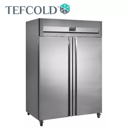 Tefcold hűtőszekrény, GN2/1, 1300 l, kétajtós, ventilációs, 1420x875x2090 mm