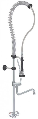 Zuhany, asztali, kétgombos csapteleppel és kifolyóval, top-class