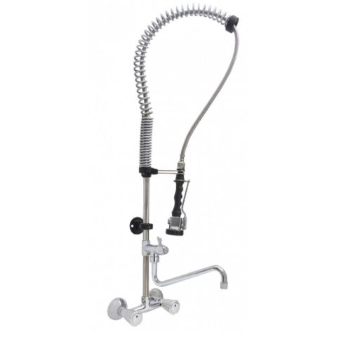 Zuhany, fali, kétgombos csapteleppel és kifolyóval, top-class