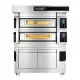 Moretti Forni pizzakemence, kétkamrás, elektromos, kelesztőszekrénnyel, elszívóernyővel, 24 db 30 cm átmérőjű pizzához