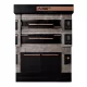 Moretti Forni serieS ICON pizzakemence, kétkamrás, elektromos, kelesztőszekrénnyel, elszívóernyővel, 24 db 30 cm átmérőjű pizzához