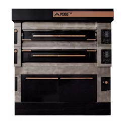   Moretti Forni serieS ICON pizzakemence, kétkamrás, elektromos, kelesztőszekrénnyel, elszívóernyővel, 16 db 30 cm átmérőjű pizzához