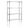 Krómozott állvány négy polccal 1800x900x450 mm